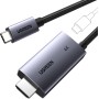 UGREEN USB C a HDMI Cable 100W PD Cargador 4K@60Hz 1440P@144Hz 1080P@240Hz/120Hz Tipo C Thunderbolt 3/4/5 HDR Adaptador