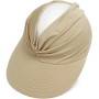 Baynetin Visera Mujer, Anti UV Gorra, Plegable Sombrero De Playa, Deportiva Protección UV, Duplica Protección de Piel, Sombrero