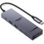 UGREEN Revodok Pro 106 10Gbps Hub USB C HDMI 4K 60Hz Adaptador Ladron Tipo C 3.2 Gen 2 PD 100W Carga Docking Station Compatible