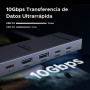 UGREEN Revodok Pro 106 10Gbps Hub USB C HDMI 4K 60Hz Adaptador Ladron Tipo C 3.2 Gen 2 PD 100W Carga Docking Station Compatible