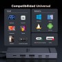 UGREEN Revodok Pro 106 10Gbps Hub USB C HDMI 4K 60Hz Adaptador Ladron Tipo C 3.2 Gen 2 PD 100W Carga Docking Station Compatible