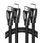 UGREEN Cable HDMI 2.1 48Gbps Alta Velocidad 8K 60Hz 4K 120Hz eARC Dolby Visión, 3D HDR10+ HDCP 2.2 UHD Compatible con PS5 PS4
