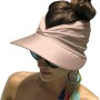 Baynetin Visera Mujer, Anti UV Gorra, Plegable Sombrero De Playa, Deportiva Protección UV, Duplica Protección de Piel, Sombrero