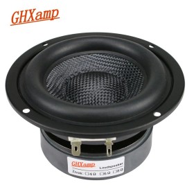 GHXAMP 4 pulgadas Woofer Subwoofer Unidad de altavoz HIFI 4ohm 40W fib