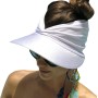 Baynetin Visera Mujer, Anti UV Gorra, Plegable Sombrero De Playa, Deportiva Protección UV, Duplica Protección de Piel, Sombrero