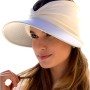 Baynetin Visera Mujer, Anti UV Gorra, Plegable Sombrero De Playa, Deportiva Protección UV, Duplica Protección de Piel, Sombrero