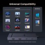 UGREEN Revodok Pro 2102 10Gbps Docking Station Doble HDMI 4K 60Hz Hub USB C Ethernet RJ45 Gigabit PD 100W Adaptador Tipo C 3.2