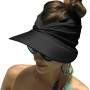 Baynetin Visera Mujer, Anti UV Gorra, Plegable Sombrero De Playa, Deportiva Protección UV, Duplica Protección de Piel, Sombrero
