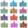 DND Dice Set, 25 X 7 Polyhedral Dice (175 Pieces) for Dungeons and Dragons DND RPG MTG Table Game D4 D6 D8 D10 D?D12 D20 25