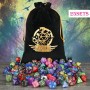DND Dice Set, 25 X 7 Polyhedral Dice (175 Pieces) for Dungeons and Dragons DND RPG MTG Table Game D4 D6 D8 D10 D?D12 D20 25