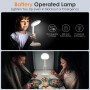 Lampara Escritorio LED Portátil & Plegable, 3600mAH+10 Brillo Flexo LED Escritorio Lamparas sin Cables Flexo Escritorio, 1000 LM