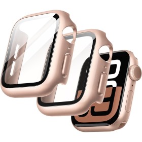 JETech Funda con Protector de Pantalla para Apple Watch Series 10 46mm, Carcasa General Protectora, Cristal Vidrio Templado
