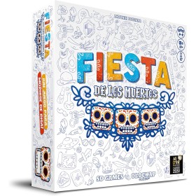 SD GAMES Fiesta DE LOS Muertos - Juego de Mesa Cooperativo con Adivinanzas para 4 a 8 Jugadores Recomendado a Partir de 10 Años