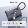 UGREEN Capturadora Vídeo HDMI Entrada 4K 30Hz Captura 2K 30Hz HD per Streaming Gaming OBS Compatibile con PC Switch PS5 Xbox