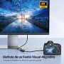 UGREEN Cable Micro HDMI Adaptador Macho a Hembra 4K 60Hz 3D Dolby ARC Compatible con Raspberry Pi 4 Cámara Tableta Portátil, 1M