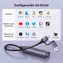 UGREEN Capturadora Vídeo HDMI 4K 1080P HD 60FPS Entrada USB C Tarjeta Capture para Streaming Juegos OBS Compatible con PC Switch