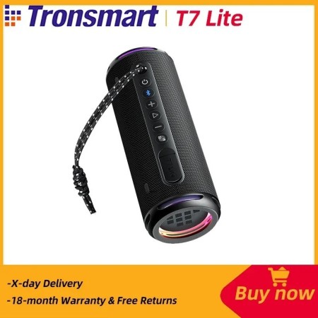Altavoz Tronsmart T7 Lite Altavoz Bluetooth portátil con graves mejora