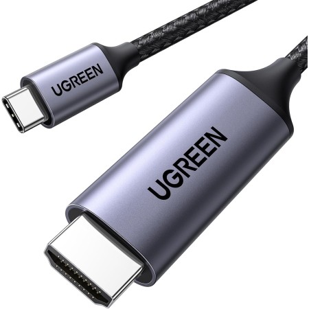 UGREEN Cable USB C a HDMI 4K@60Hz UHD USB 3.0 Adaptador Tipo C a HDMI Compatible con iPhone16 15 Plus Pro MAX Mac mini M4/M4 Pro