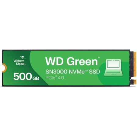Western Digital Green Sn3000 500Gb M.2 Pci Express 4.0 NVME Estado sólido Interno