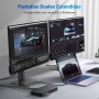 UGREEN Revodok Pro 209 10Gbps Docking Station USB C DisplayLink 9 En 1 Doble Pantalla 4K60Hz Hub Tipo C 2 HDMI 2 DisplayPort PD