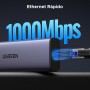 UGREEN Revodok 1061 Hub USB C Ethernet Gigabit HDMI 4K PD 100W Adaptador Tipo C Docking Station Compatible con MacBook Pro Air,