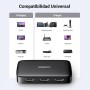 UGREEN HDMI Switch 3 Entradas a 1 Salida, Conmutador 3D 4K@30Hz, Ladron con Mando a Distancia Compatible con PS4 PS5 Xbox
