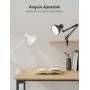 Lepro Lámpara Escritorio LED Industrial con Abrazadera Ajustable, Flexo LED Escritorio Metal Vintage 40W, Lámpara de Mesa de