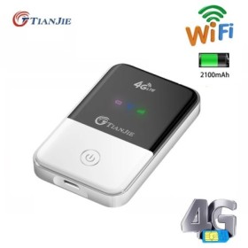 Tianjie-enrutador Wifi 4G para coche, Mini 3G Lte, batería recargable,