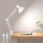Lepro Lámpara Escritorio LED Industrial con Abrazadera Ajustable, Flexo LED Escritorio Metal Vintage 40W, Lámpara de Mesa de
