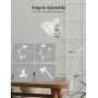 Lepro Lámpara Escritorio LED Industrial con Abrazadera Ajustable, Flexo LED Escritorio Metal Vintage 40W, Lámpara de Mesa de