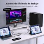 UGREEN Convertidor de Vídeo USB C a HDMI 2.0 4K@60Hz UHD Cable de Alimentación USB A(1M) Adaptador Compatible con Win, macOS,