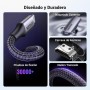 UGREEN Convertidor de Vídeo USB C a HDMI 2.0 4K@60Hz UHD Cable de Alimentación USB A(1M) Adaptador Compatible con Win, macOS,
