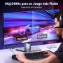 UGREEN Cable DisplayPort 1.4 a HDMI 2.1 8K 60Hz 4K 240Hz HDR HDCP Nylon Trenzado Compatible con PC TV Proyector Monitor, 1M