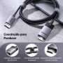 UGREEN Cable DisplayPort 1.4 a HDMI 2.1 8K 60Hz 4K 240Hz HDR HDCP Nylon Trenzado Compatible con PC TV Proyector Monitor, 1M