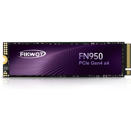 Fikwot FN955 2TB M.2 PCIe Gen4 Unidad Interna de Estado sólido con Adhesivo de refrigeración de grafeno - hasta 7350MB/s, Caché