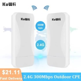 Potente repetidor Wifi KuWFi, enrutadores Wifi de largo alcance de 300