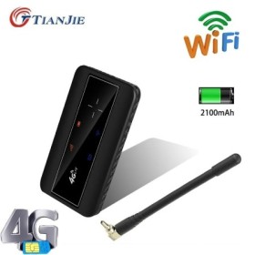 TIANJIE módem 4G WiFi portátil, antena externa de bolsillo, Puerto CRC