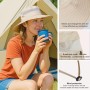 SEFIRST Sombrero de Sol para Mujer, Protección UV, Plegable Sombrero de Pesca de ala Ancha, Ajustable Sombrero de Verano para