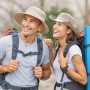 SEFIRST Sombrero de Sol para Mujer, Protección UV, Plegable Sombrero de Pesca de ala Ancha, Ajustable Sombrero de Verano para