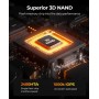 ORICO M2 SSD 2TB, NVMe SSD M.2 con Disipador, PCIe 4.0 x 4, hasta 7000MB/s, SLC Cache 3D NAND, M.2 2280 SSD Interna para PS5, PC