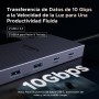 UGREEN Revodok Pro 2111 10Gbps Hub USB C HDMI 4K60Hz DisplayPort 4K120Hz Docking Station Tipo C Adaptador Ethernet Gigabit PD
