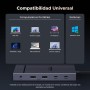 UGREEN Revodok Pro 2111 10Gbps Hub USB C HDMI 4K60Hz DisplayPort 4K120Hz Docking Station Tipo C Adaptador Ethernet Gigabit PD