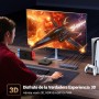 UGREEN 8K 60Hz Switch HDMI 2.1 5 Entradas 1 Salida 4K 240Hz HDCP 2.3 Adaptador de Corriente Conmutador con Mando a Distancia