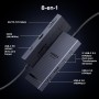 UGREEN Revodok Pro 108 10Gbps Hub USB C HDMI 4K 60Hz Lector de Tarjetas SD TF PD 100W Adaptador Multipuerto 8 en 1 Docking