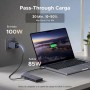 UGREEN Revodok Pro 108 10Gbps Hub USB C HDMI 4K 60Hz Lector de Tarjetas SD TF PD 100W Adaptador Multipuerto 8 en 1 Docking