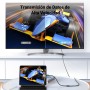 UGREEN Adaptador Micro HDMI Macho a HDMI Hembra 4K 3D HDR Ethernet ARC Cable Compatible con Hero 7 Black Raspberry Pi4 Aquaris