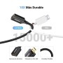 UGREEN Adaptador Micro HDMI Macho a HDMI Hembra 4K 3D HDR Ethernet ARC Cable Compatible con Hero 7 Black Raspberry Pi4 Aquaris