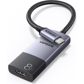 UGREEN Adaptador USB C a HDMI 8K60Hz Convertidor 2.1 4K120Hz Compatible con iPhone 16 Plus Pro MAX Galaxy S24 Plus Ultra MacBook