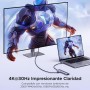 UGREEN Revodok 1071 Hub USB C HDMI 4K Adaptador Tipo C Lector Tarjeta SD TF PD 100W Carga Compatible con MacBook Pro Air M3 M2