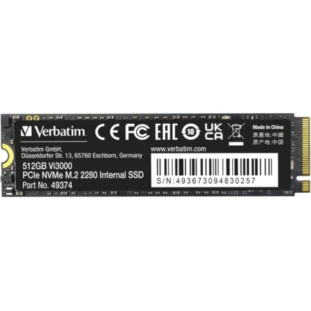 Verbatim Vi3000 PCIe NVMe M.2 SSD 512GB